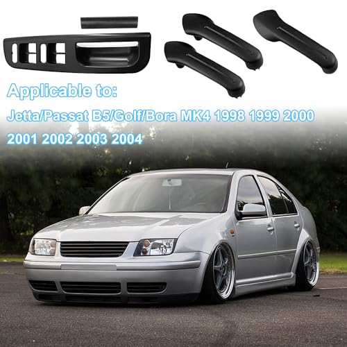 QUVBKZ 5 piezas Funda Protectora para Manillar de Coche, 3 Manijas + 1 Placa de Elevación + 1 Accesorios de Placa de Elevación, Auto Accesorios, Compatible con Bora Golf IV J-etta - imagen 7
