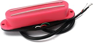 SWOOMEY Repuesto Para Guitarra Eléctrica Pickup Humbucker De Cables Doble Bobina Reemplazo Para Pastillas De Guitarra Sonido Auténtico Ruido Color Rojo