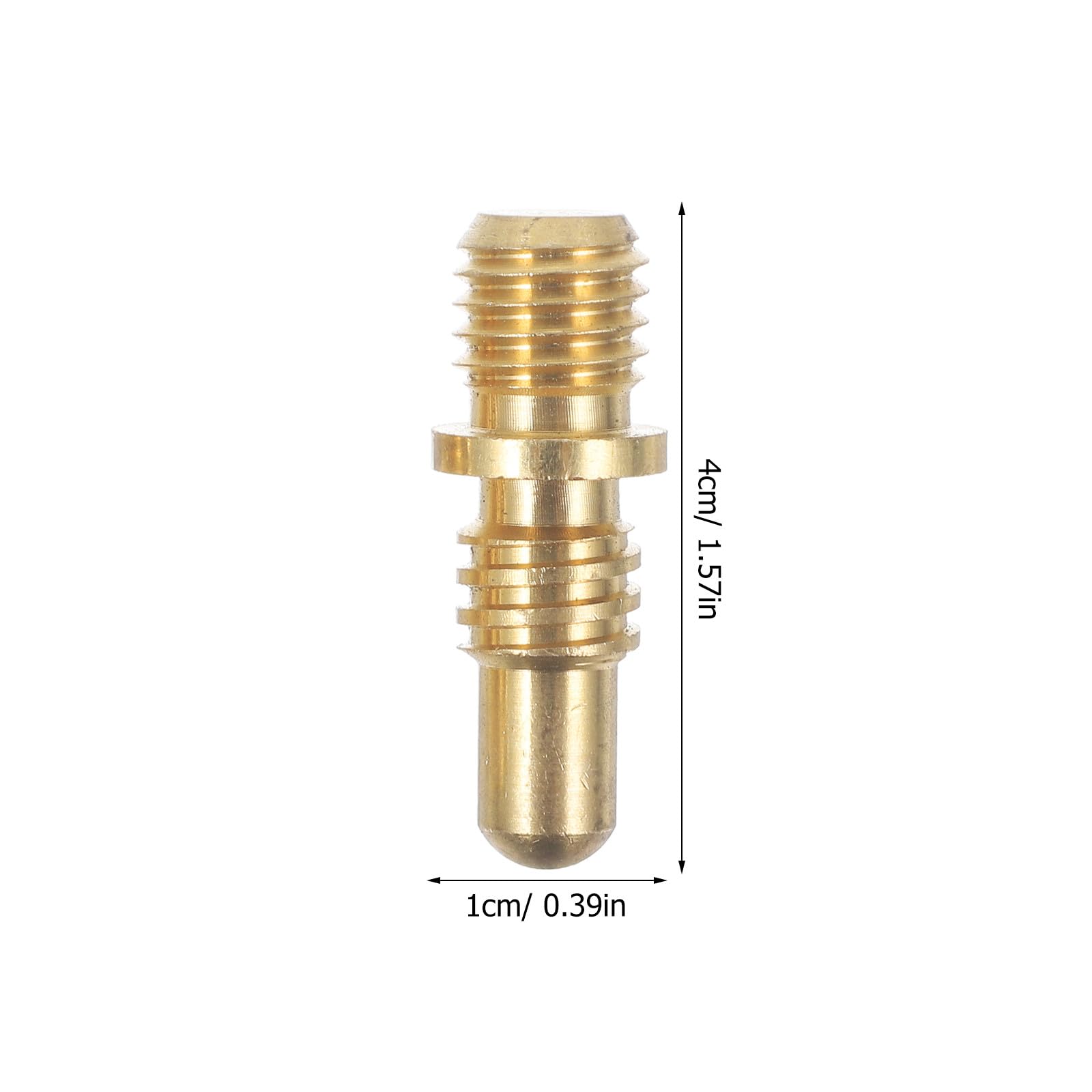 KESYOO 2 Set viti in rame unione stecca biliardo accessori asta estensione collegamento resistenti riparazione miglioramento