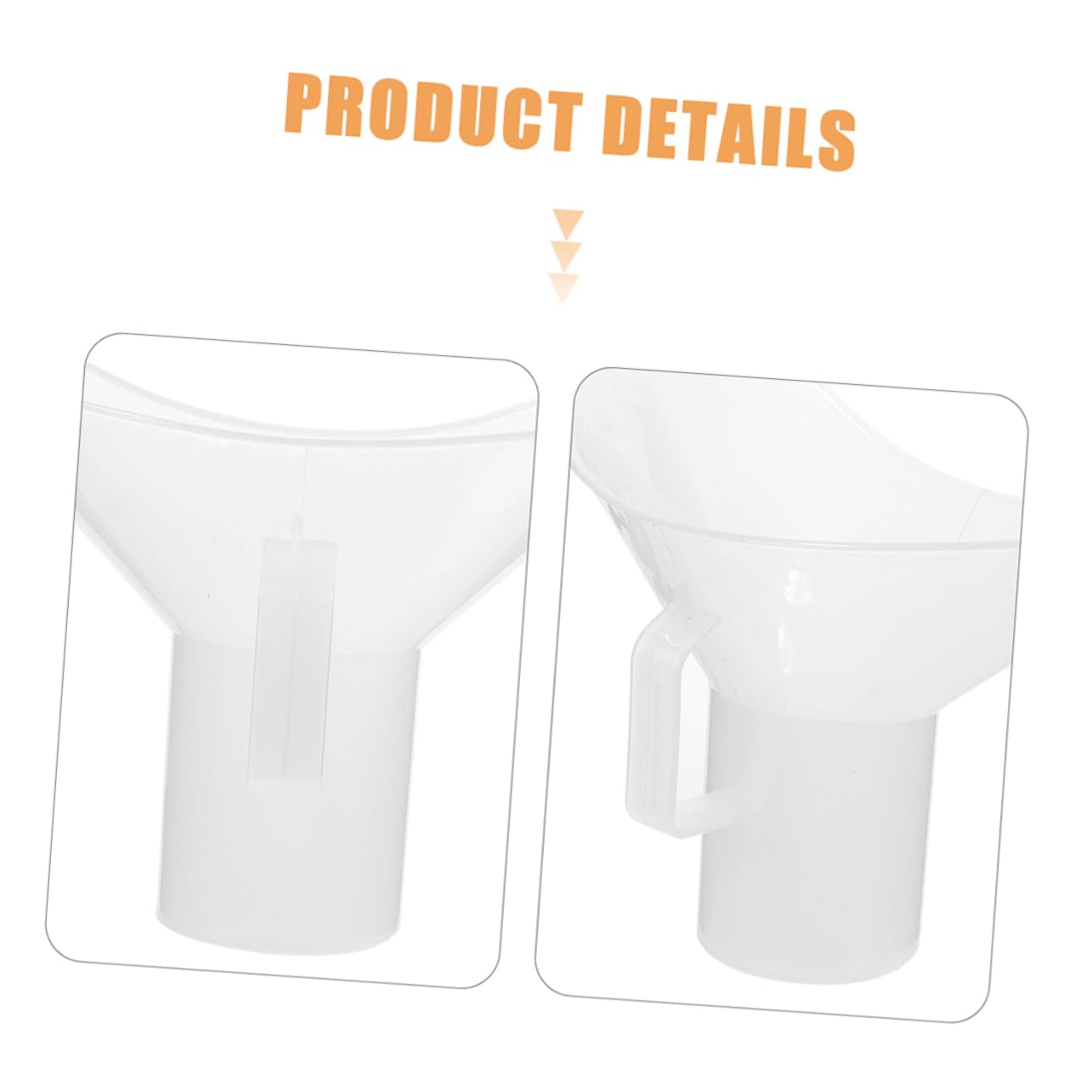 Set 4 Pezzi Bicchieri per Lavaggio degli Occhi in Plastica Bianca per Pulizia Oculare in Laboratorio