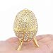 Handmade Unique Gift Gold Plated Faberge Egg Decoration Box Trinket Box Easter Egg Gift Home Decor