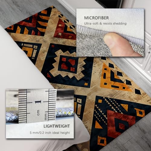 Tapis bohèmes 160x230cm pour une descente de lit douce dans votre chambre - 6