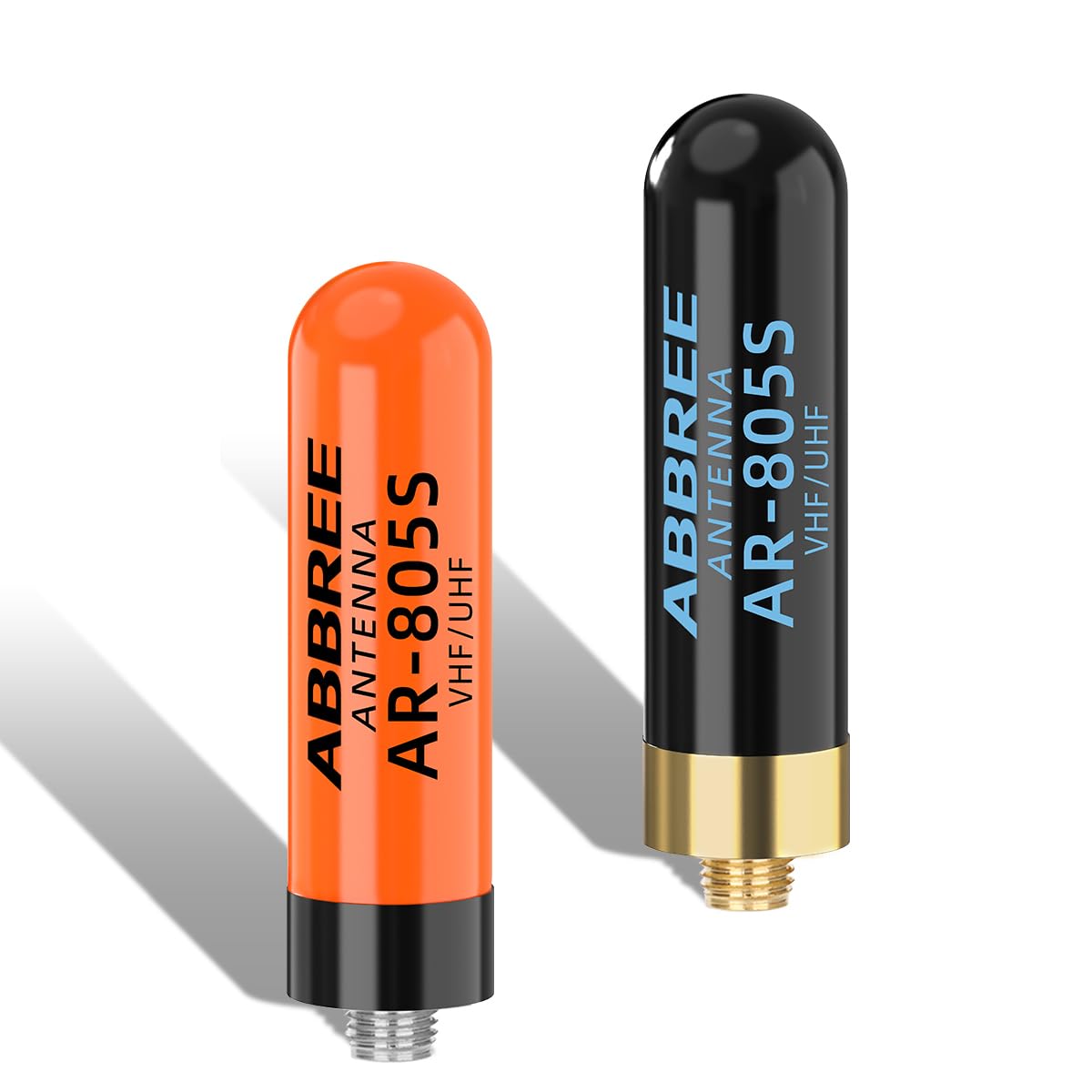 ABBREE Ham Radio Antenna Dual Band VHF/UHF 144/430Mhz 1.96inch Mini Short AR-805S SMA- Female Long Range Stubby Antenna for BAOFENG UV-5R Mini 5RM