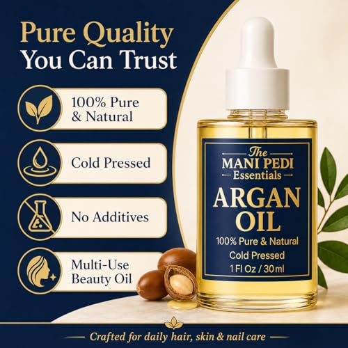 Image of TMPE Argan Oil for Hair Growth for Thicker & Stronger Hair, Eyebrows & Eyelash | 100% Pure & Cold Pressed - 30ml.