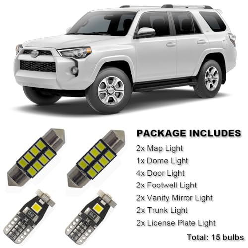 Kit de luces LED interiores para Toyota 4Runner 2010-2021 miniatura 2