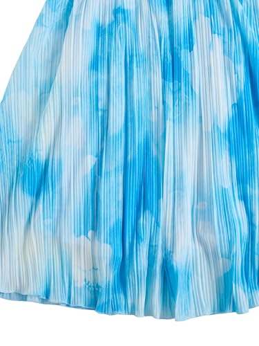 Image of SOLY HUX Women's Tie Dye Cami Dress Halter Backless Sleeveless A Line Short Summer Dresses Sundress