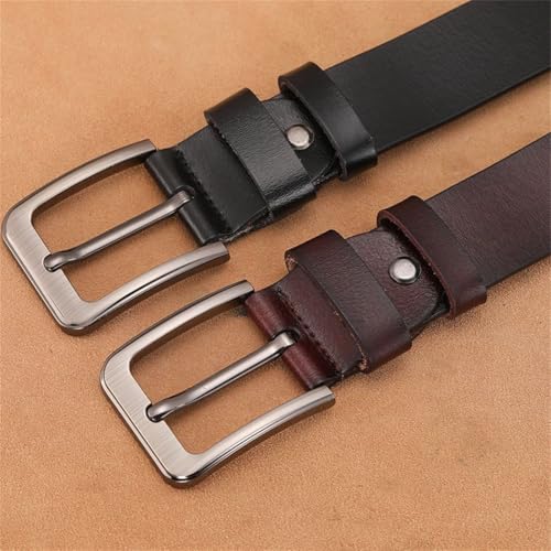 Men Solid Color Belt with Pin Buckle for Jeans and Everyday Outfits3