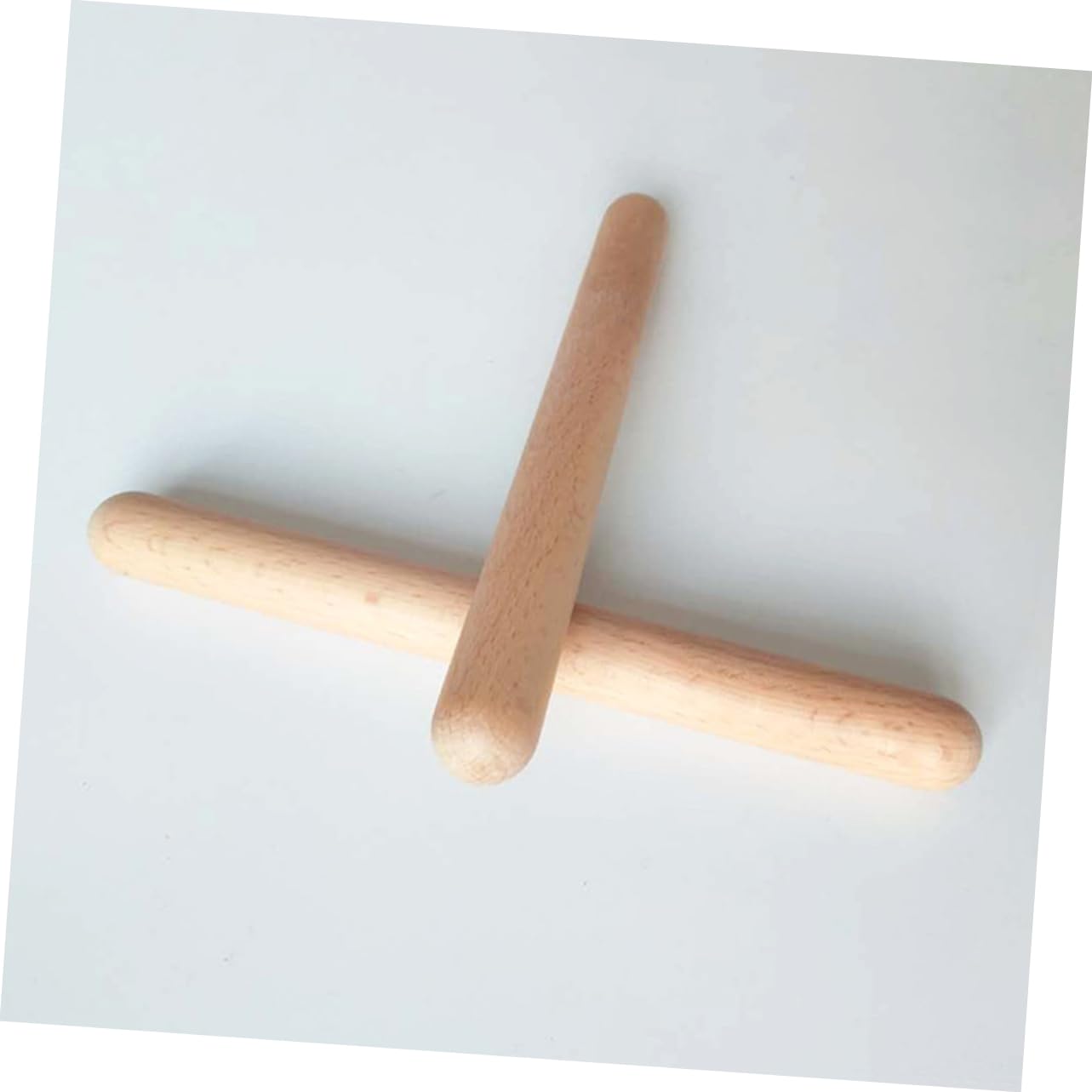 Baquetas Rítmicas de Madera 32 Piezas, Juego Musical Infantil | Color Caqui, Bordes Redondeados, para Exterior y Cumpleaños, Apoyo Formación Musical