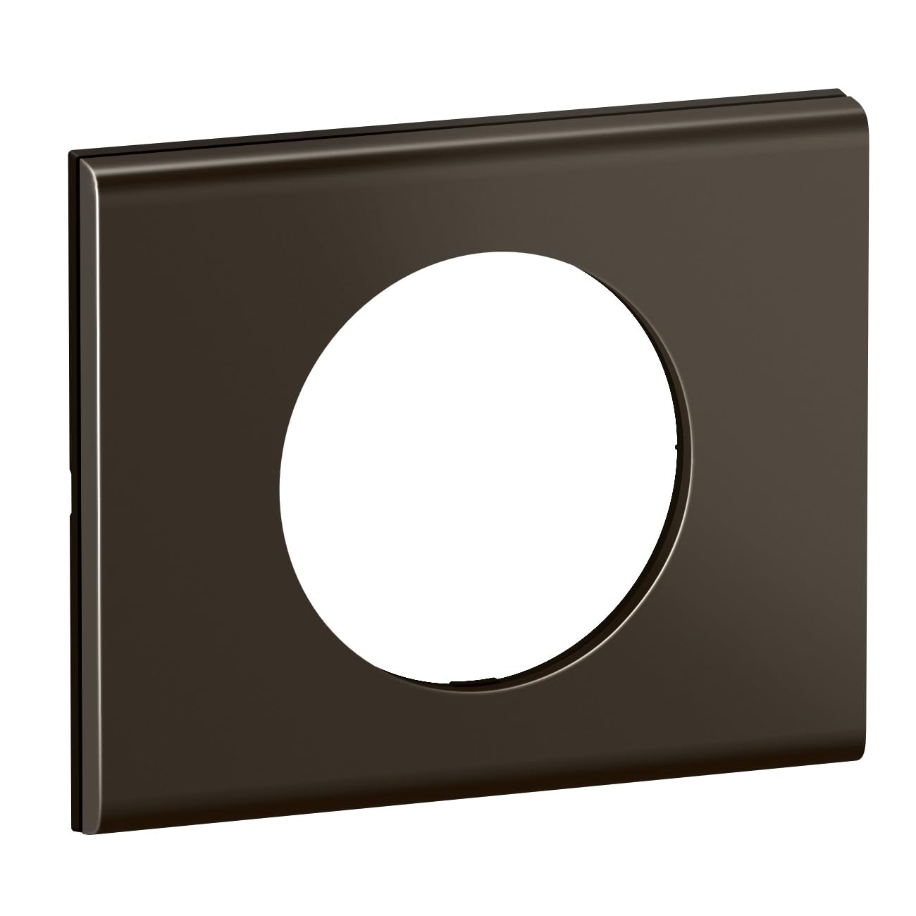 LEGRAND - Plaque Céliane - Plaque de Finition pour Prises et Interrupteurs Céliane - 1 poste - Nickel sombre satiné