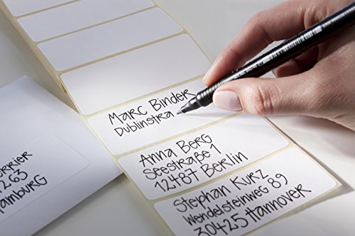 AVERY Zweckform 3344 Adress-Etiketten (Papier matt, 320 Etiketten, 89 x 36 mm) 1 Pack weiß