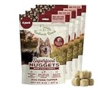 BADLANDS RANCH Superfood Nuggets – Freeze-Dried Raw Dog Treat & Food Topper, Nutrient-Dense Bison & Kale Formula, No Artificial Additives, 8oz Bags (4-Pack Bundle)