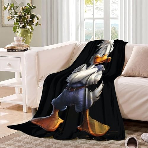 Plaid canard Kung Fu pour soirée cocooning sur le canapé