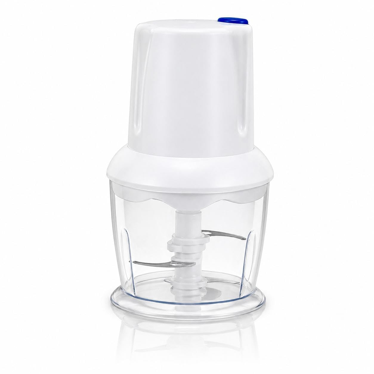 250W Electric Mini Food Chopper 500ml | One-Touch Vegetable Chopper with Stainless Steel Blades | Multipurpose Onion, Garlic, Tomato, Chilli & Herb Cutter | 1 Yr Warranty-image-26