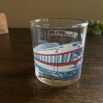 昭和レトロ　電車グラス　特急グラス　非売品　希少　デッドストック　6客セット 昭和レトロ 電車グラス 特急グラス 非売品 希少 デッドストック