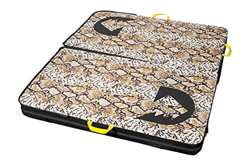 Grivel Trend Crash Pad Braun - Stylisches faltbares Crashpad, Größe One Size - Farbe Python