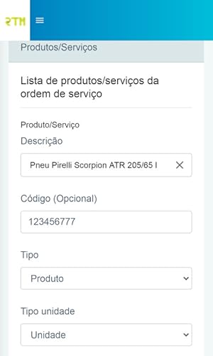Gerador Ordem de Serviço RTM Lite
