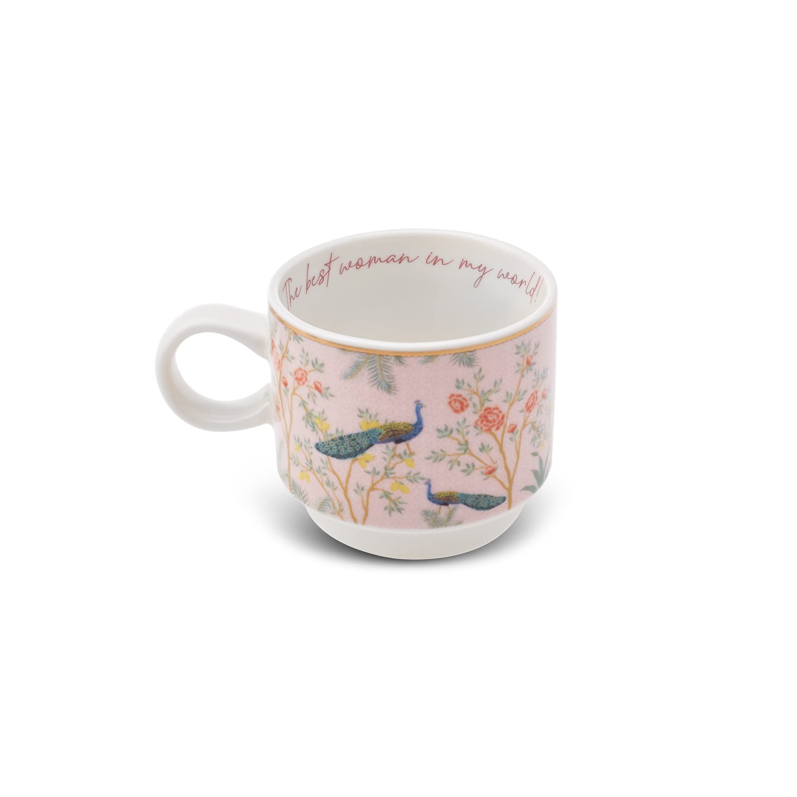KARACA LAVİNYA 4'LÜ STANDLI MUG/ÇAY FİNCANI