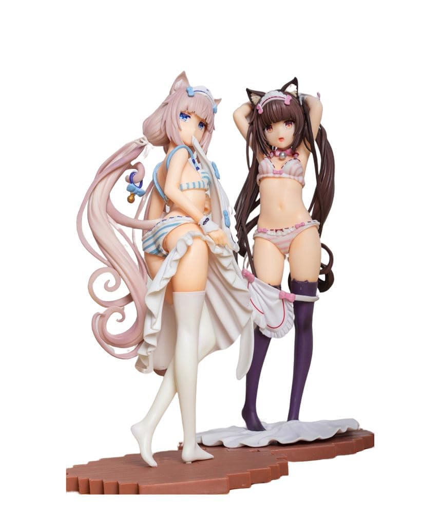 Generic XLONGHOMES Ecchi Anime Figure Vanilla/Chocola