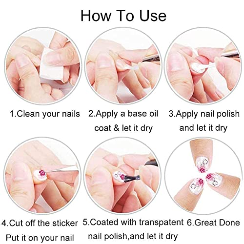 6 Sheets Cute Cat Nail Art Stickers Cartoon Nail Decals 3D Nail Art Supplies Self-Adhesive Cat Cartoon Designer Nail Stickers Manicure Tips Acrylic Nails Decoration Accessories For Women Kids Girls #TOP6