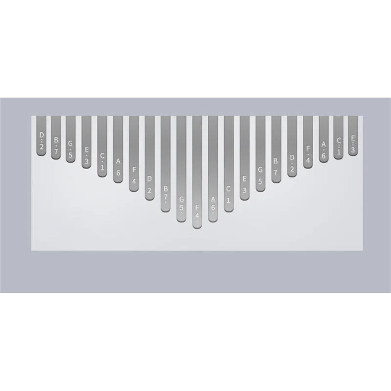 Pianino Kciukowe Kalimba 21-klawiszowy Profesjonalny Fortepian Kciukowy 21-klawiszowy Kalimba Akrylowy Instrument Klawiszowy Kciukowy(B)