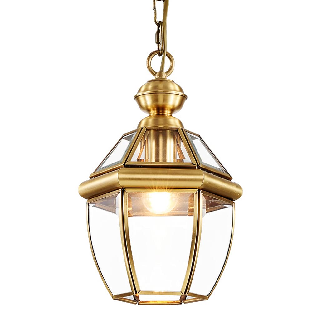 Lámpara de araña para pasillo oscuro con cristal claro 8