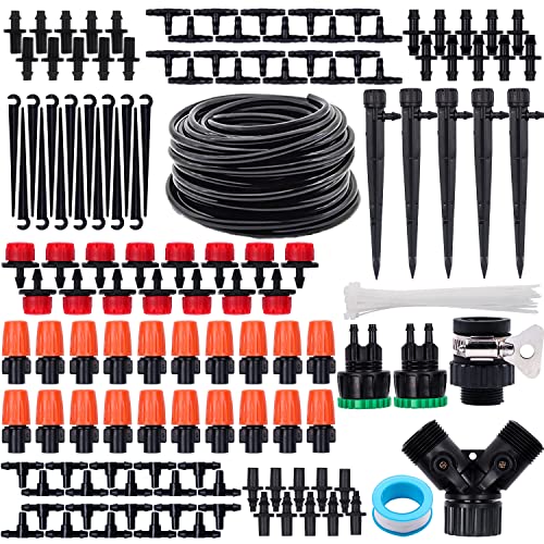 Nebulizzatori Da Esterno Kit Irrigazione A Goccia Automatico Per Giardino - 10/15/20 M, Con 10 Ugelli Irrigazione 10 Metri