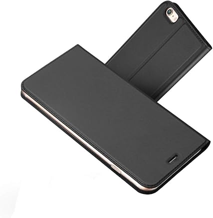 Radoo Funda iPhone 6 Plus,Funda iPhone 6S Plus, Slim Case de Estilo Billetera Carcasa Libro de Cuero,PU Leather con TPU Case Interna Suave [Cierre Magn?tico] para iPhone 6 Plus / 6S Plus(Gris Oscuro)