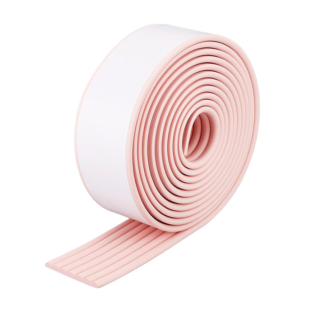 OLYCRAFT 5.5 Yards Pink Bunk Bed Ladder Pads 3.1 Inch Wide Replacement Bed Ladder Pad with Adhesive Ladders Cover 8mm Thick for Stair Steps Foot