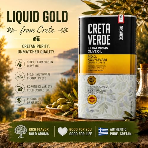 Creta Verde Aceite de Oliva Extra Virgen Lata 3 L miniatura 2