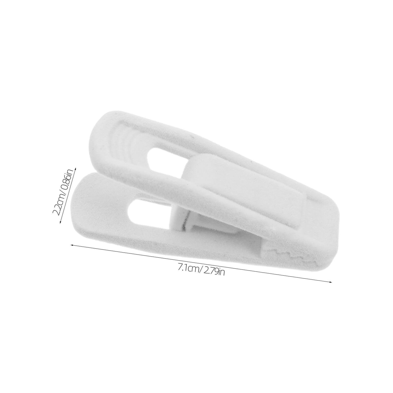 LABRIMP 50 Piezas Clips de Plástico para Ropa Antideslizantes Unidades Pinzas de Terciopelo para Faldas Pantalones y Camisas Resistentes para Secado Balcón y Cuarto de Lavado