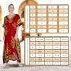 Miss Lavish London Kaftan Dresses for Women Plus Size Long Batwing Sleeve Caftans, V Neck Moo Moo Printed Beach Cover Up Maxi Beach Dress, Bathing Suit Cover-Up Loungewear #1
