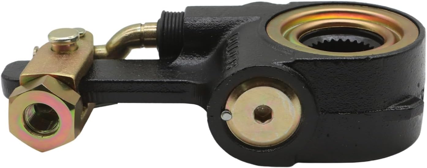 4 Pack AS1140 28 Spline 1.5" Diameter 5.5" Lever Automatic Brake Slack Adjuster with Lock Clevis R801072 R801073 R801070
