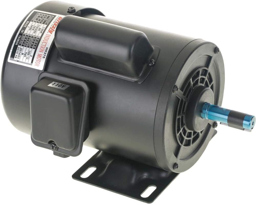 Grizzly Industrial H5375 - Motor 1/2 HP Single-Phase 3450 RPM TEFC 110V/220V Grizzly Industrial H5375 - Motor 1/2 HP Single-Phase 3450 RPM TEFC 110V/220V
