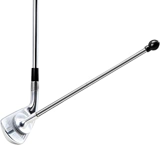 THE GOLFER STORE Golf Alignment Rods, Golf Club Alignment Stick Corrector Magnetic Golf Swing Trainer Aid Help Visualize and Align Your Golf Shot Length Adjustments