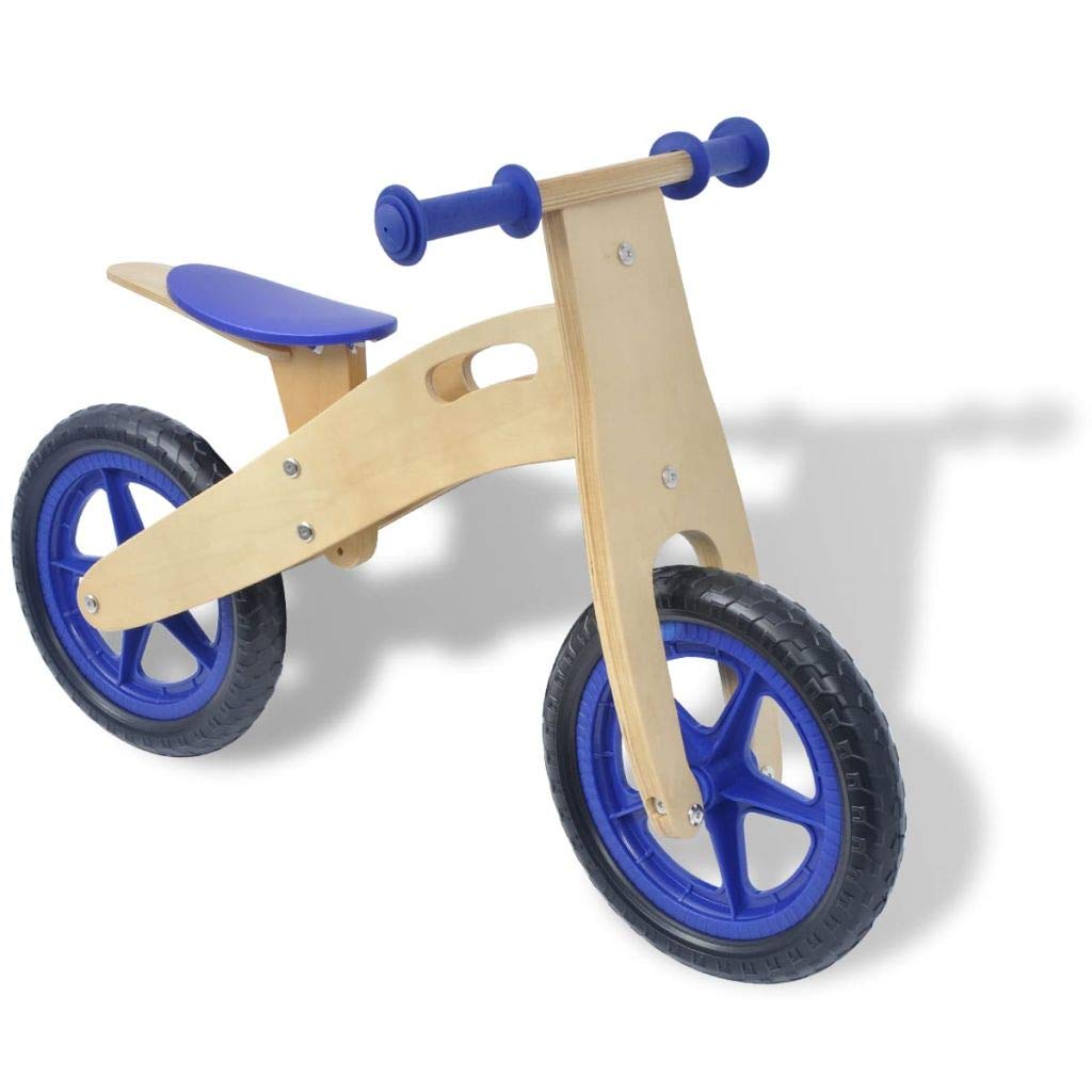 VidaToysBalance Bike Wood, Blue