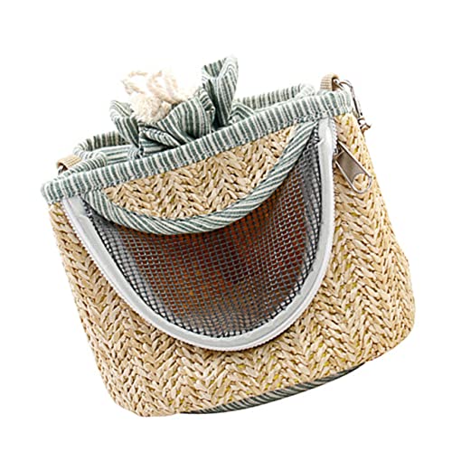 Abaodam 1Pc Portable Pet Travel Carrier Bag for Hamsters Guinea Pigs and Animals Lightweight Durable Zipper Closure Random Color for Outings and Adventures