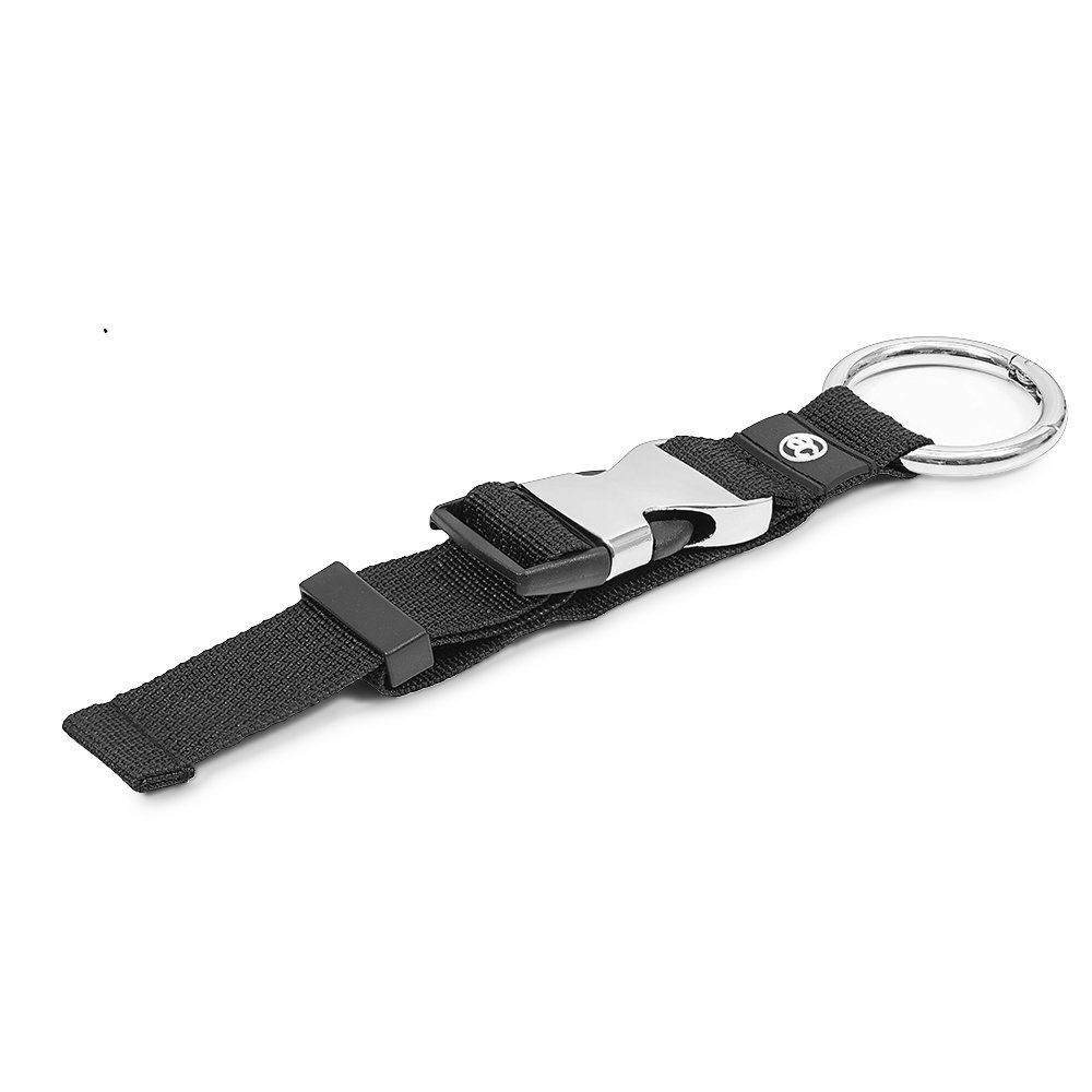 Gancio Porta Giacca Con Moschettone - Nero, Regolabile Fino A 33 Cm, Per Zaini E Bors - Foto 2