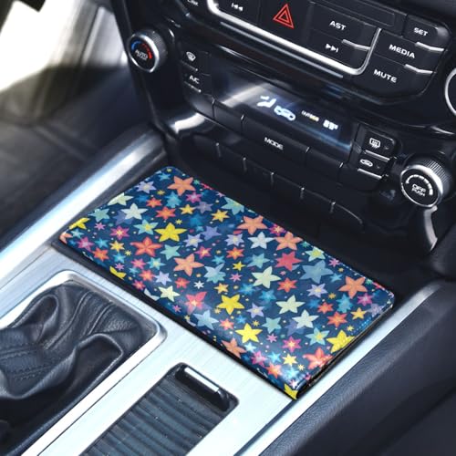 Organizador de documentos para auto cuero miniatura 4