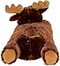 Wishpets Adult Medium Brown Moose Slippers