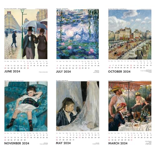 Image of Tallenge - Art by Impressionists - 2026 desk Calendar - 6 x 9 Inches (Paper, Desk Calendar)