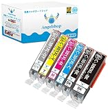 Angelshop キャノン インク 381 380 6色セット全色大容量 インクのスペシャリストが監修(Canon)対応 BCI-381+380/6MP 互換インクカートリッジ ICチップ 残量表示あり