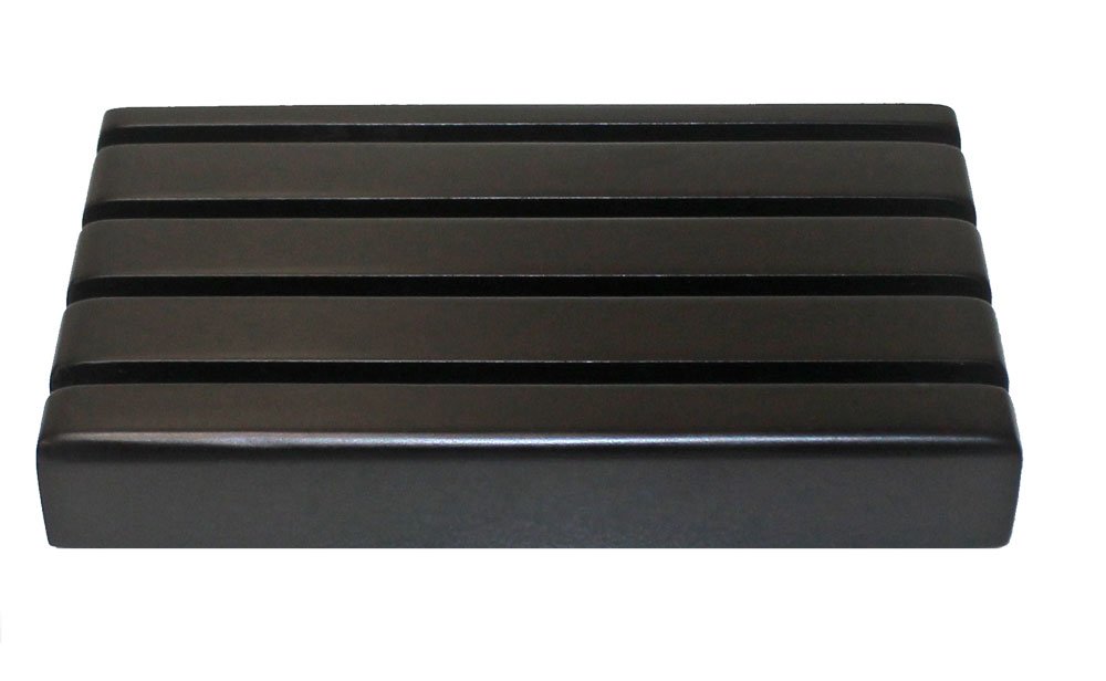 DisplayGifts Challenge Coin Display Stand Wooden Holder Rack Case Holds 12 Military Challenge Coins, Black