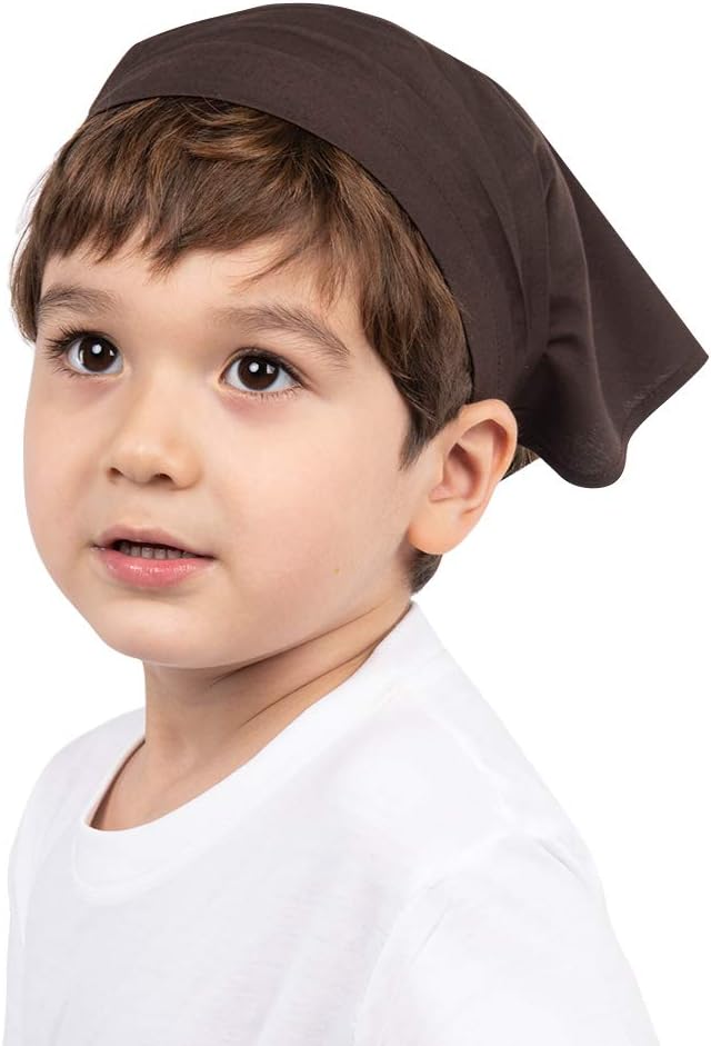 [OTAKUMARKET] 三角巾 こども 子供 キッズ さんかくきん 給食 用 男の子 女の子 マジックテープ 一人でもかぶれる 無地 調理実習 全9色