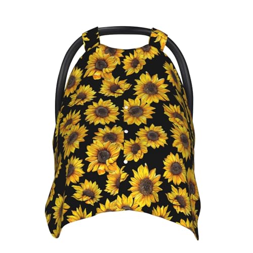 KiuLoam Sunflower Black Baby Canopy