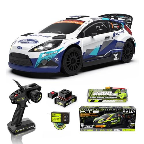 CROBOLL 1/10 Brushless Carbon Fiber RC Drift Cars, Max 50 mph RC Rally Car