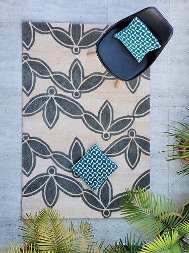 Image of Soft Pure Woolen Modern Collection Tufted Carpet for Living Room,Bedroom'Kitchen and Hall (7 X 10) Feet