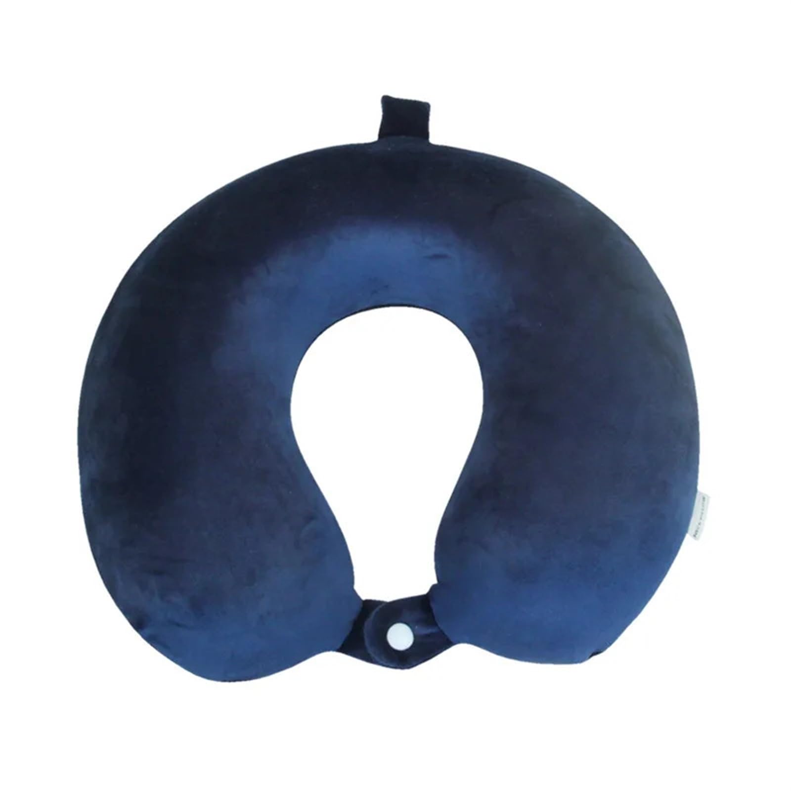 YShiuoL Neck Pillow Neck Pillow Slow Rebound Memory Cotton U-shaped Car Travel Office Embroidery Nap Solid Color(Blue)