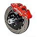 AERO6 Front Hub Kit,14.00,Drilled-Red