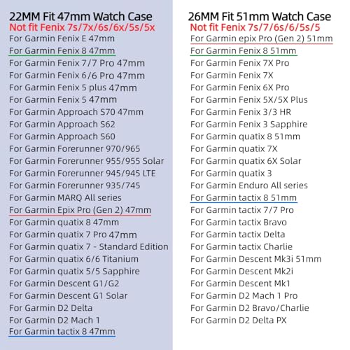 Correa de nylon ajustable 26mm para reloj Garmin miniatura 3