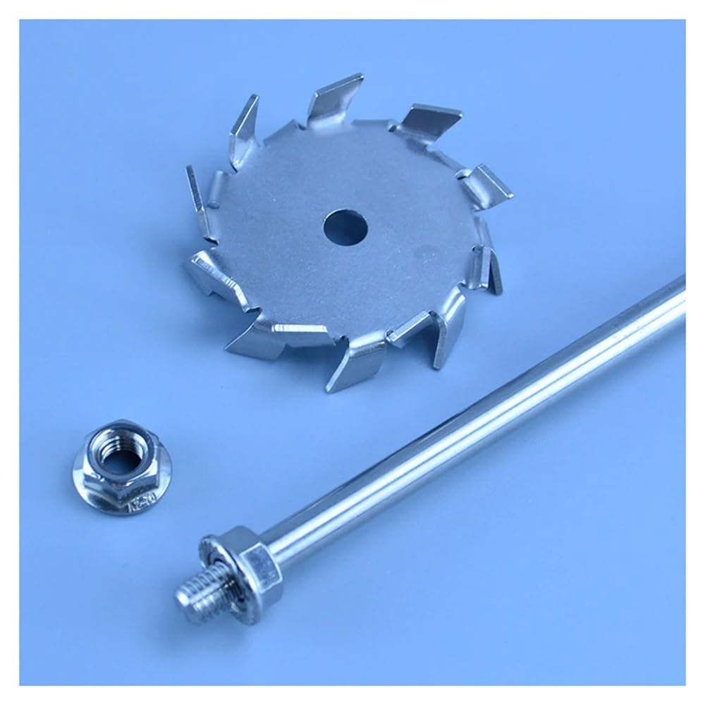 Attrezzature e forniture di laboratorio 1 set di piastre dispersione in acciaio inossidabile da laboratorio, paletta for macchina, lama con asta agitazione